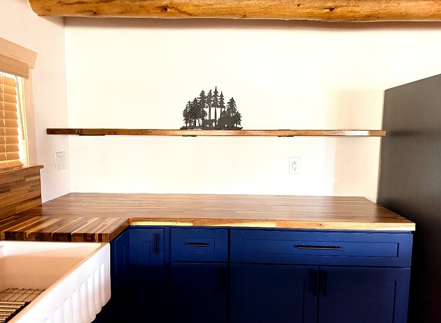 Counter & Shelf next to Fridge