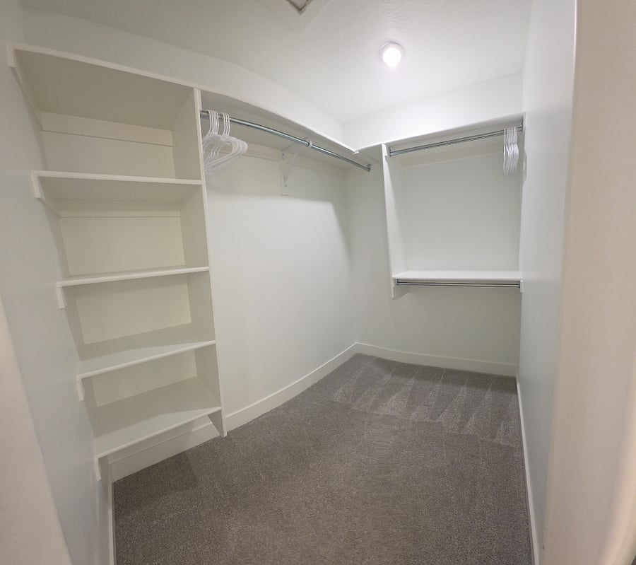 Master Bedroom - Walk in closet.