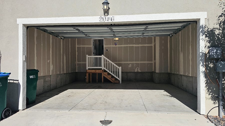 Two car garage