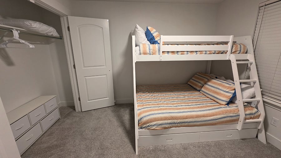 Bed Room #3 - Full and Twin Bunk Bed
Second Floor