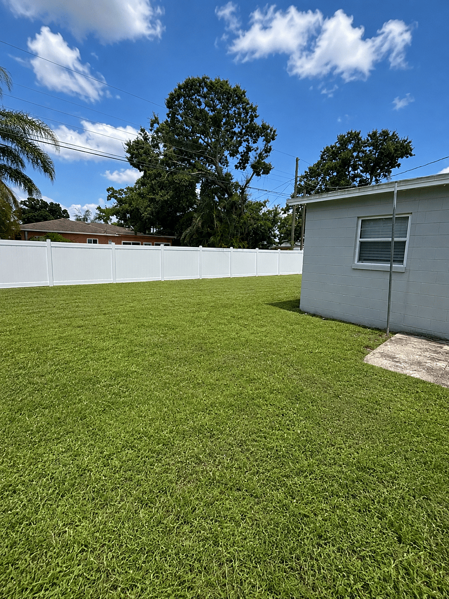 Fenced In Back Yard