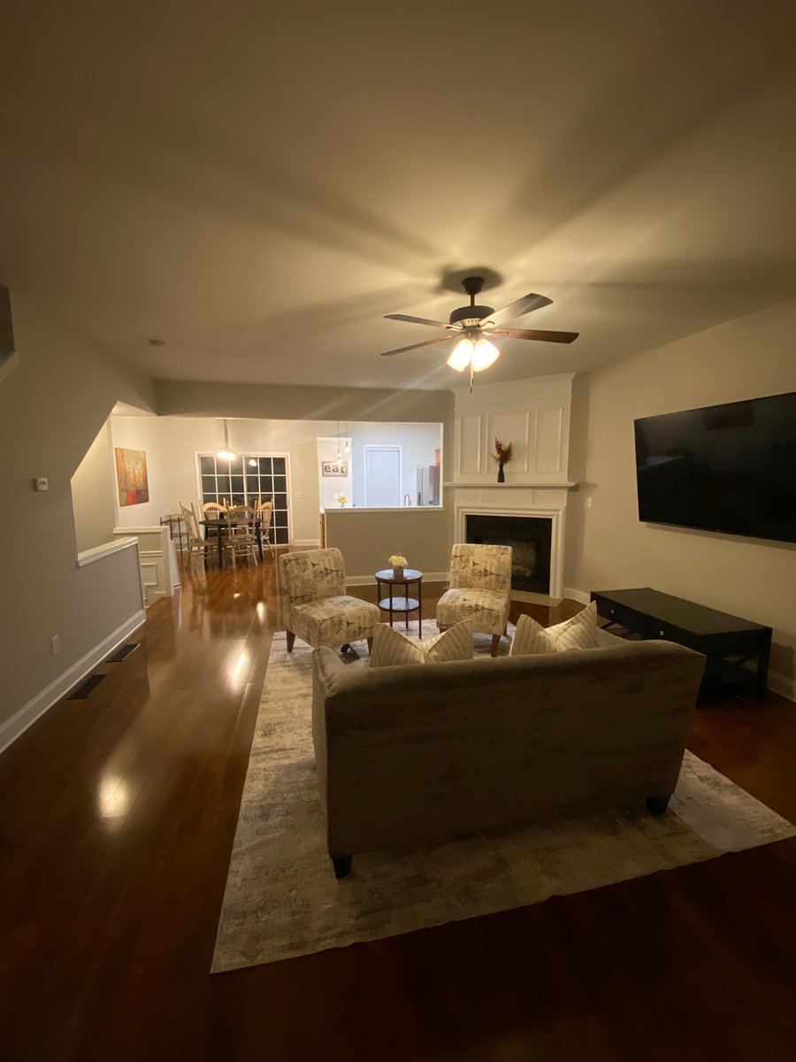 Open Living and Kitchen Leading to Deck