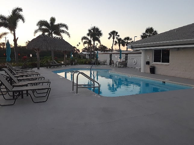 Clubhouse pool