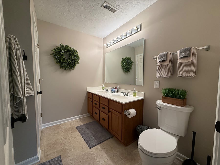 Bathroom off of master bedroom.