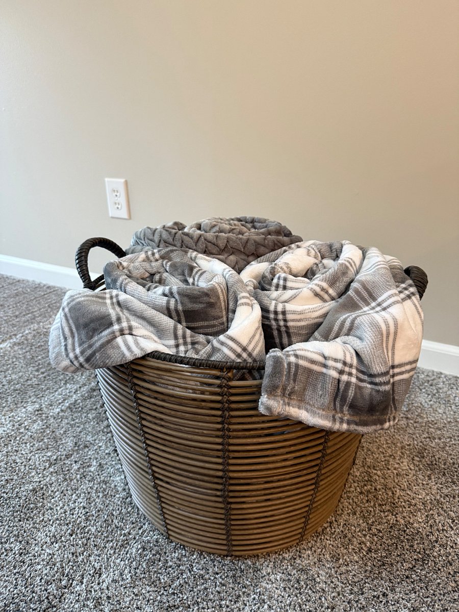 Throw blankets for added comfort. 