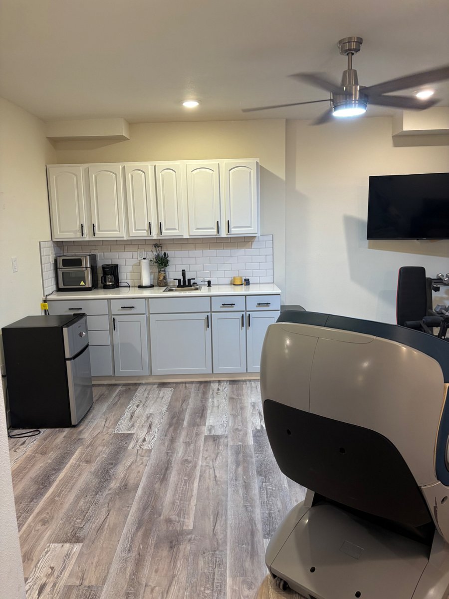 Basement kitchenette