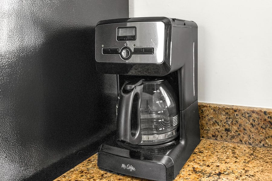 Start your mornings right with a fresh cup from the coffee maker, because every good day begins with coffee!