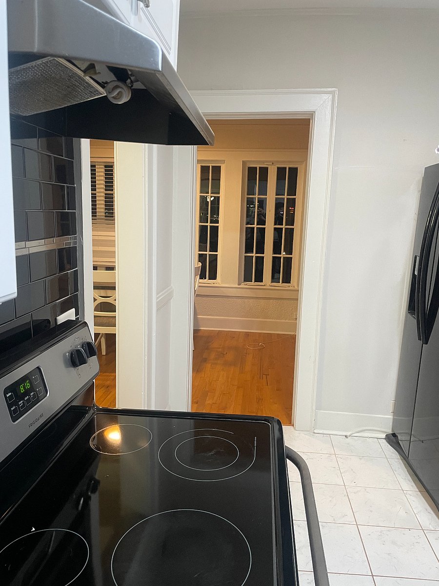 Kitchen facing windows 