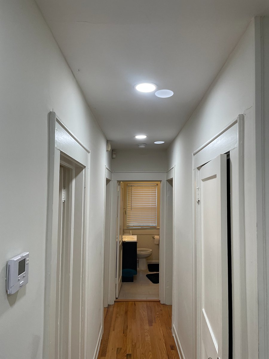 Upstairs Hallway facing bathroom