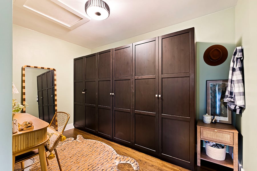 Primary closet