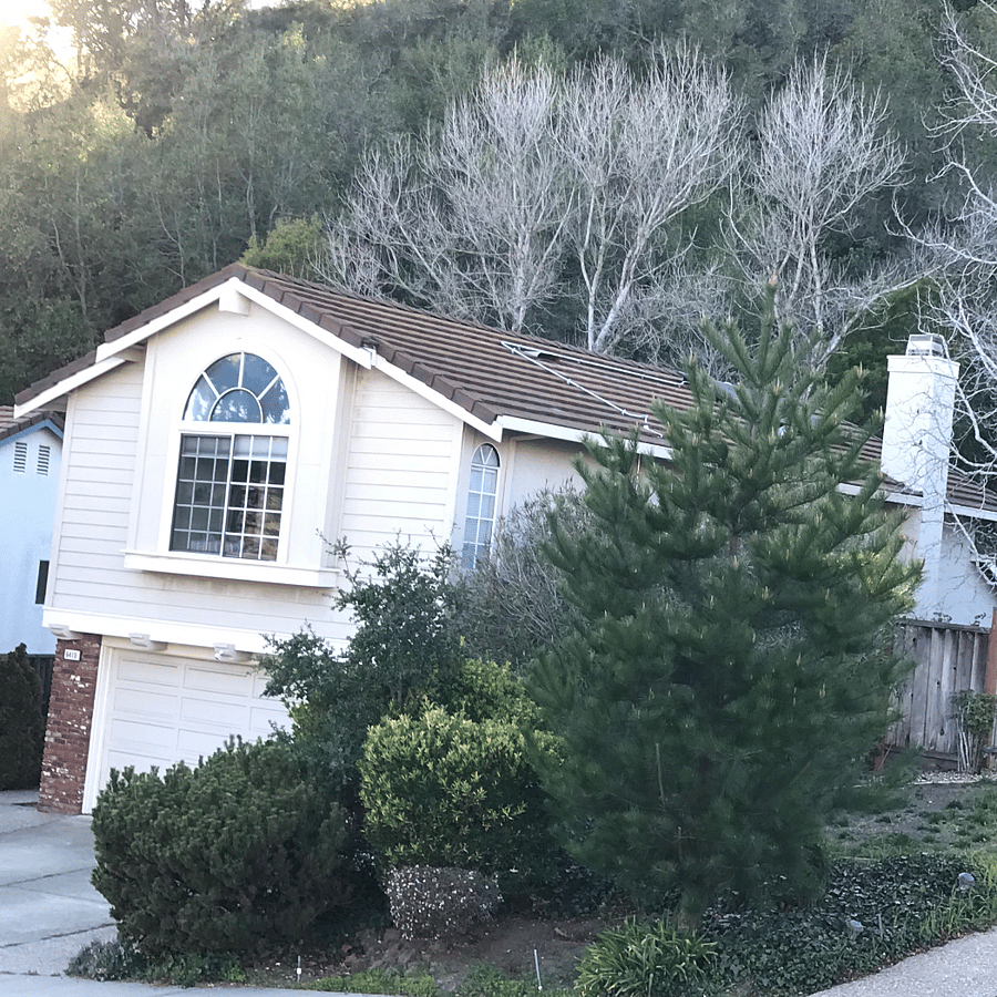 Exterior of house.