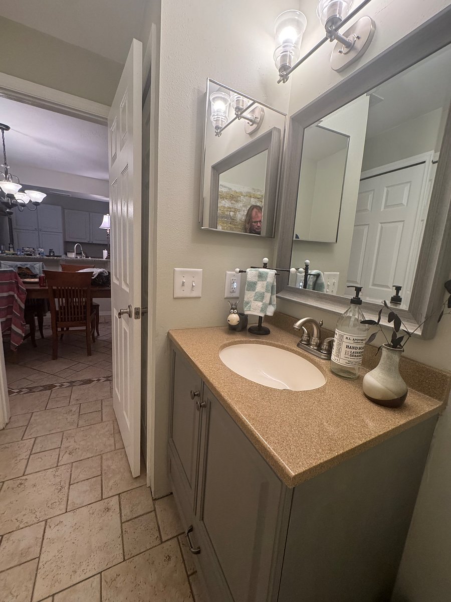 Downstairs half bath
