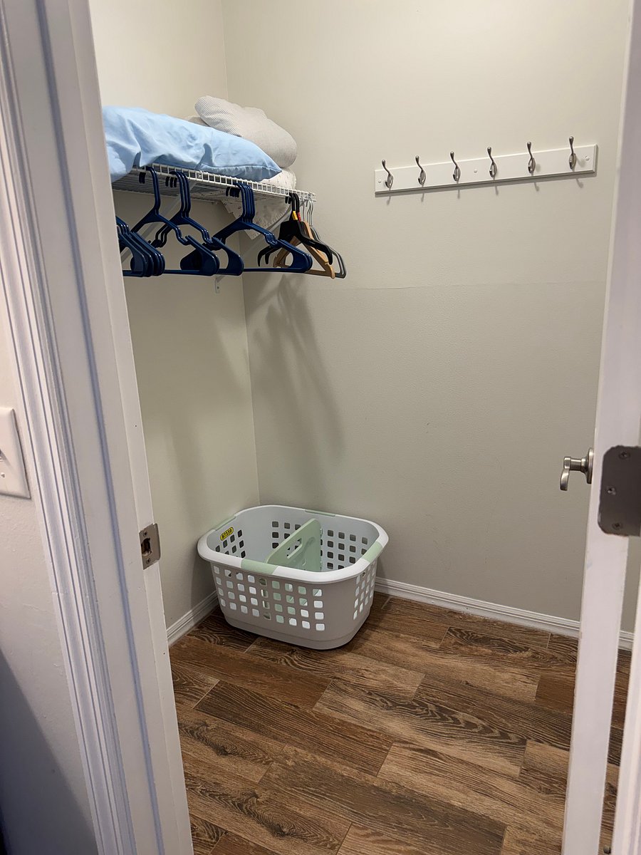 Main bedroom walk in closet