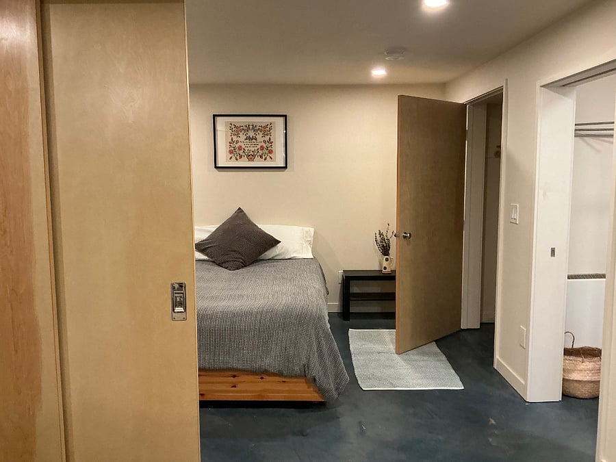 rear room has closet and captain's bed