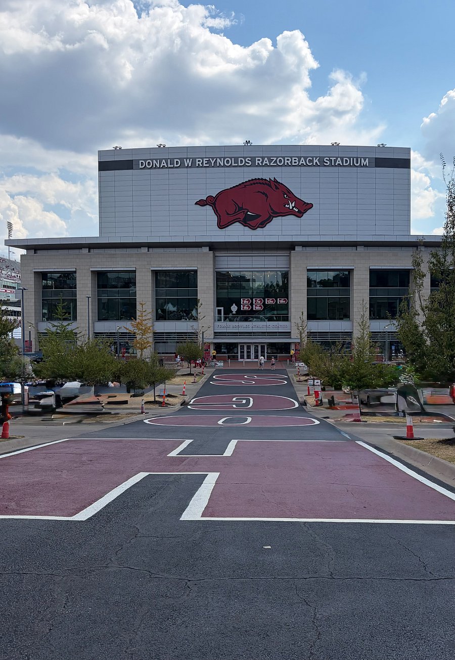 University of Arkansas 15 min away