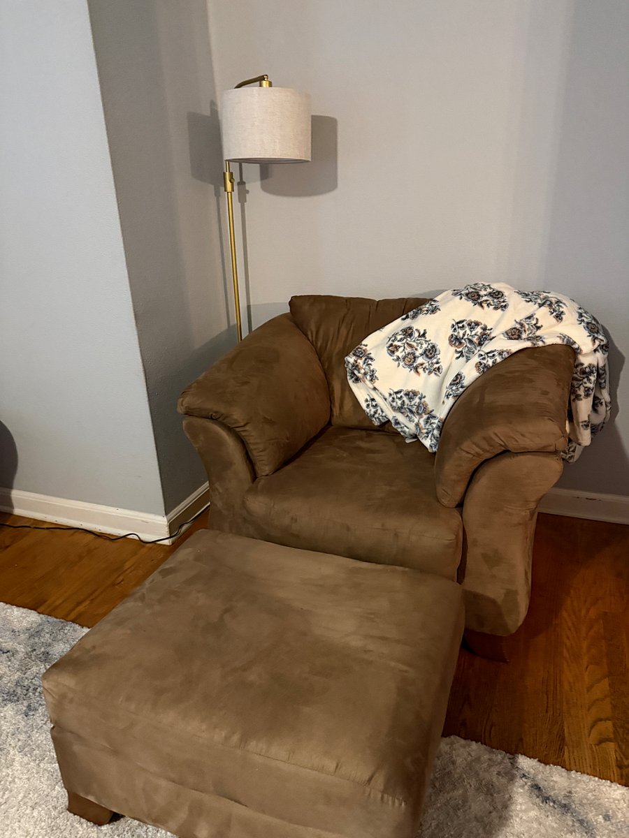 This chair is so comfortable. Great for reading. 