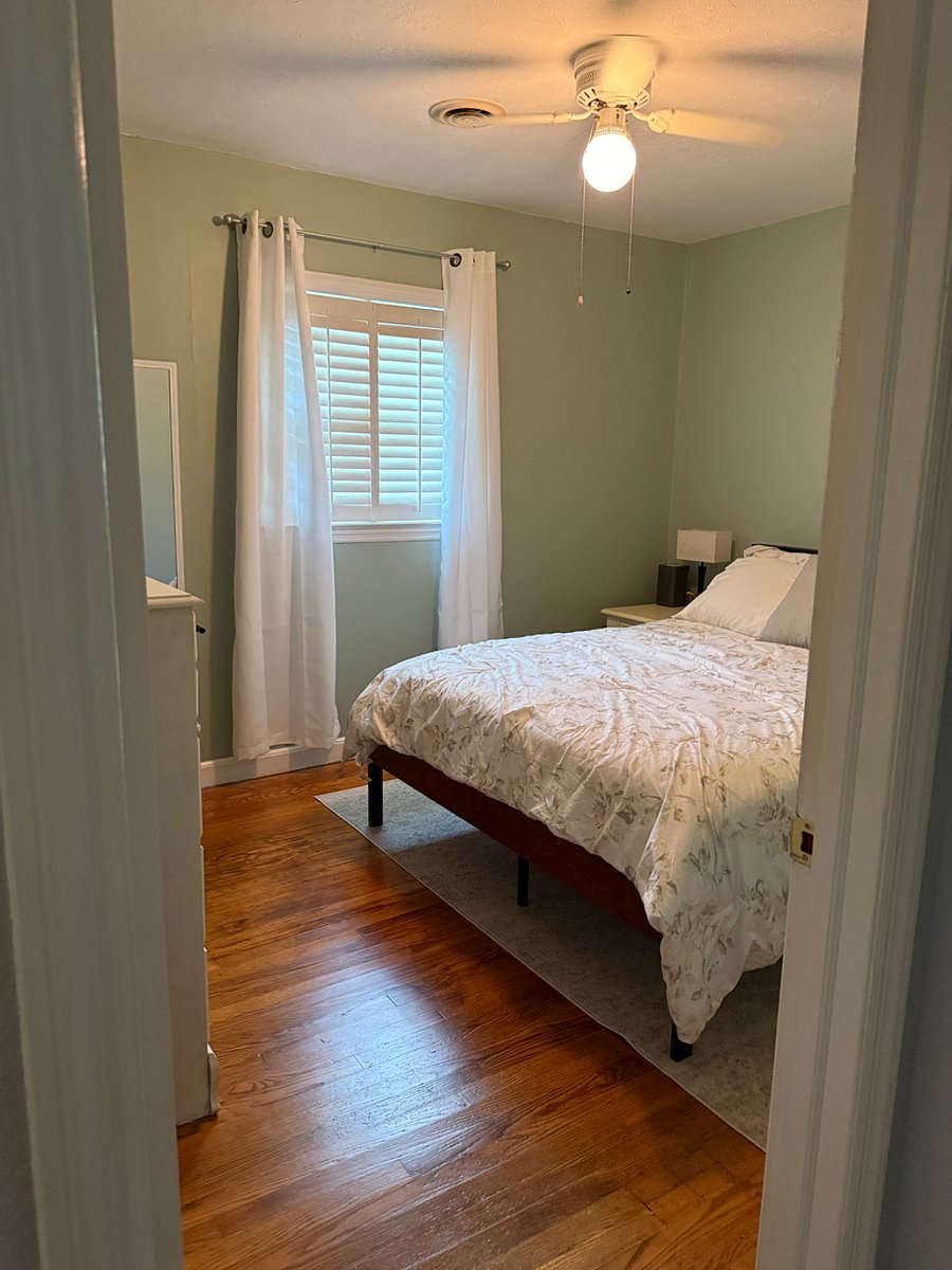 There are additional light blocking curtains available to use if you'd like. 
