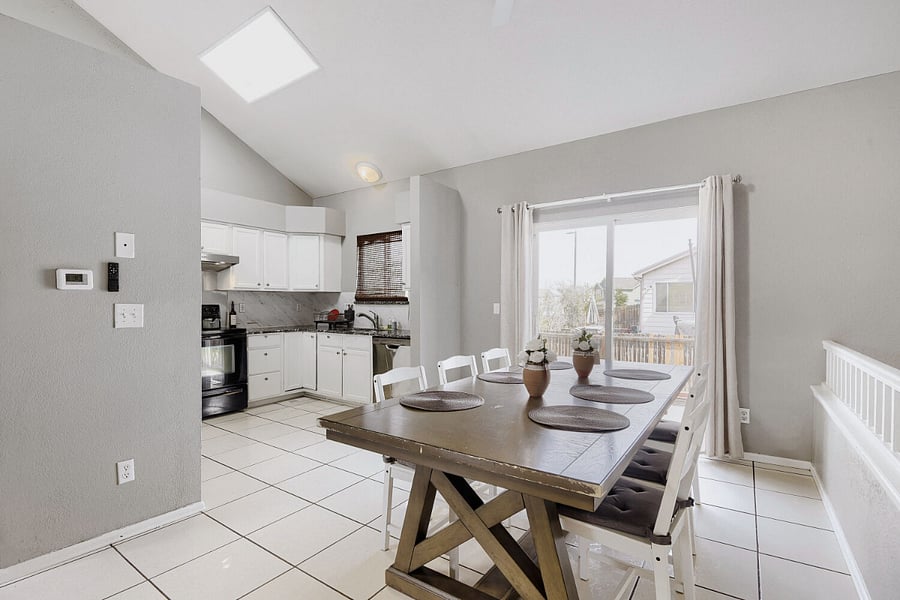 Shared dining area