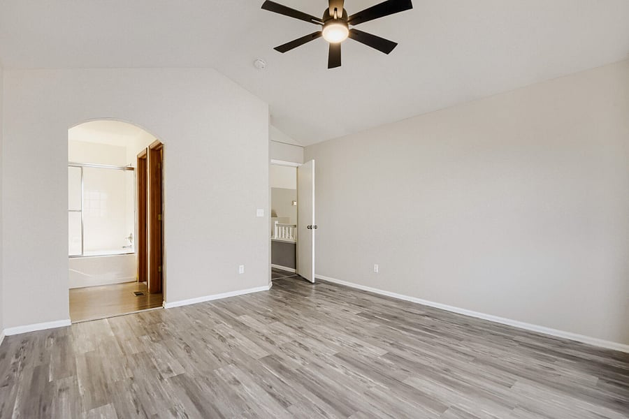 #1 Primary Bedroom on second level with private bathroom - $1,250/month