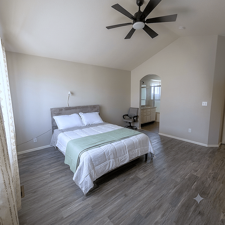 #1 Primary suite with private bathroom and walk-in closet - $1,250/month