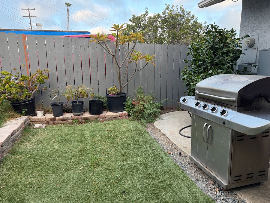  Backyard Grill/Turf area