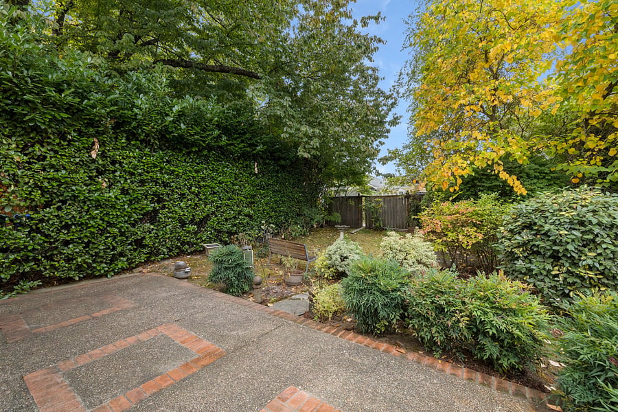 Backyard with patio