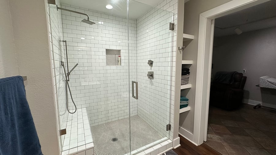 Master bathroom shower