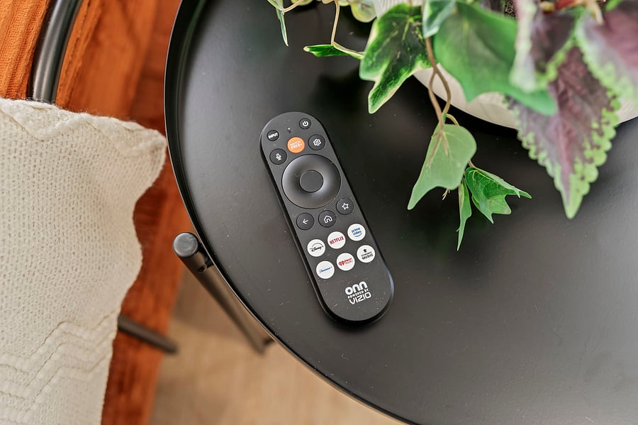 Remote within reach, plants all around. Kick back with your favorite shows on the living room Smart TV after a busy day in University City.