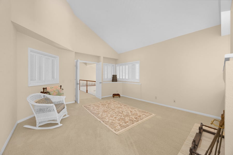 Unwind in the spacious, spa-like primary bathroom with dual vanities, a deep soaking tub, separate shower, and plenty of room to relax and recharge.