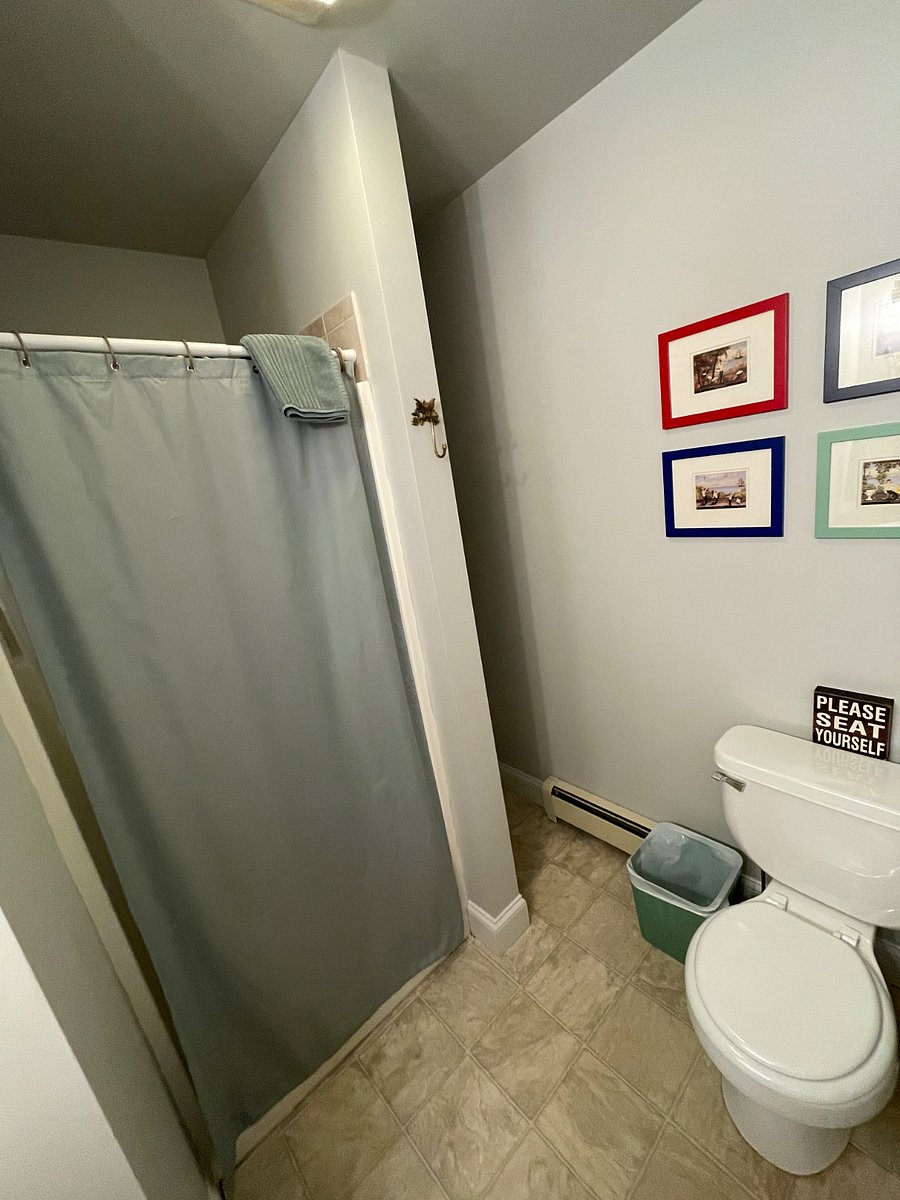 2nd floor bathroom with walk-in shower. 
