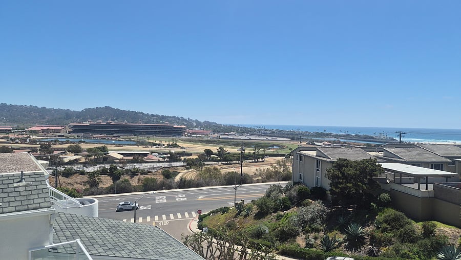 View from patio deck.