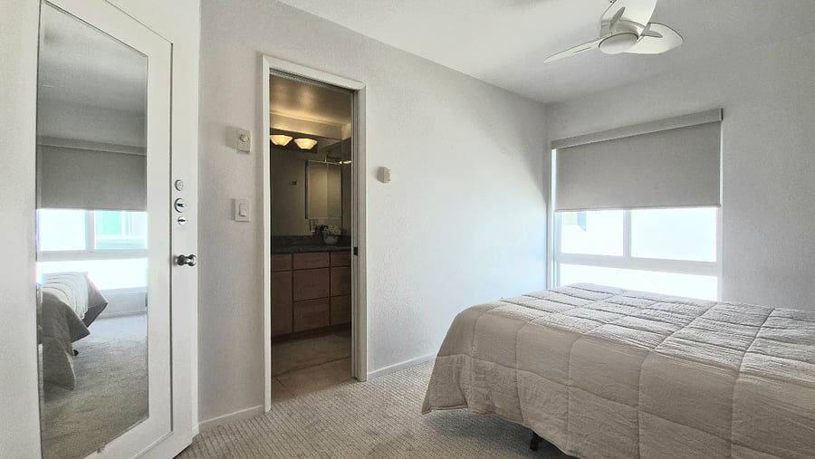 Entrance to your private bathroom.