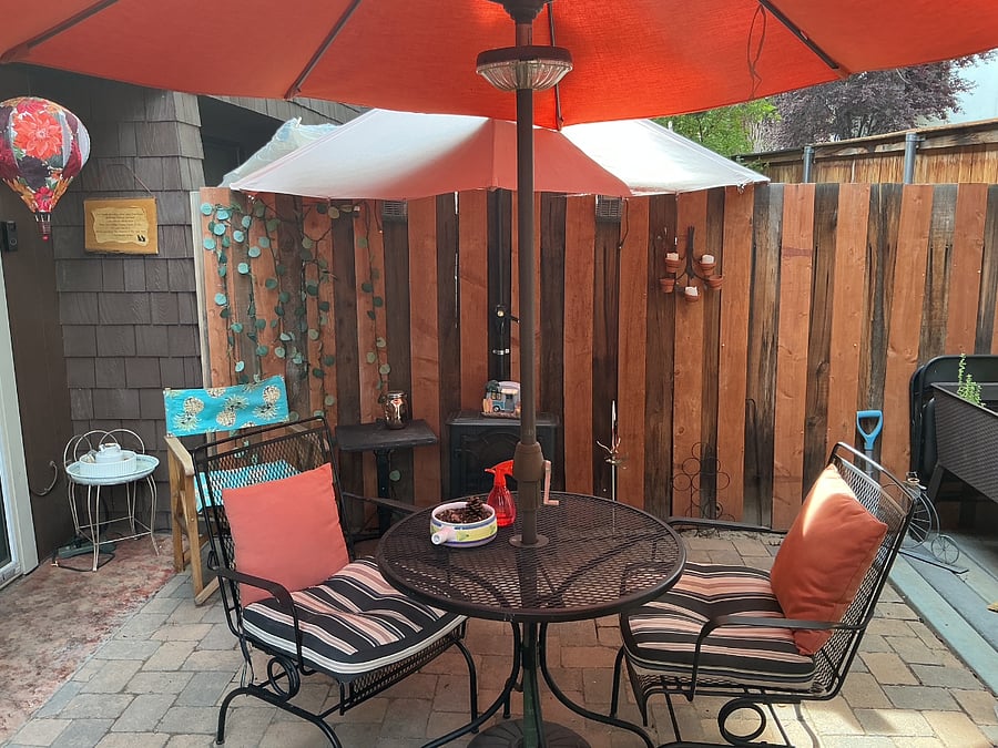 Patio bistro table & chairs
