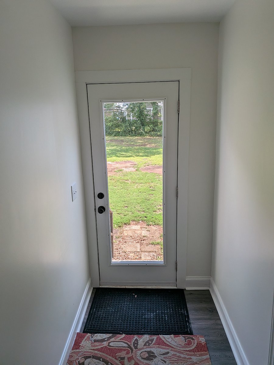 Back door entrance
