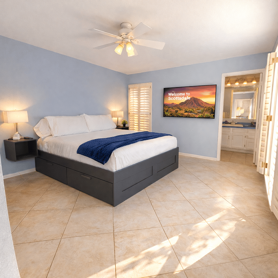 Second Master Bedroom, with en suite bath.
