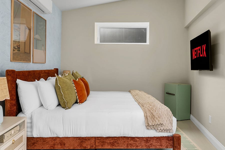 Spacious private casita with king bed.