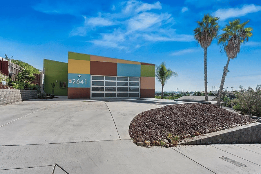 Distinctive private home with spacious off-street parking.