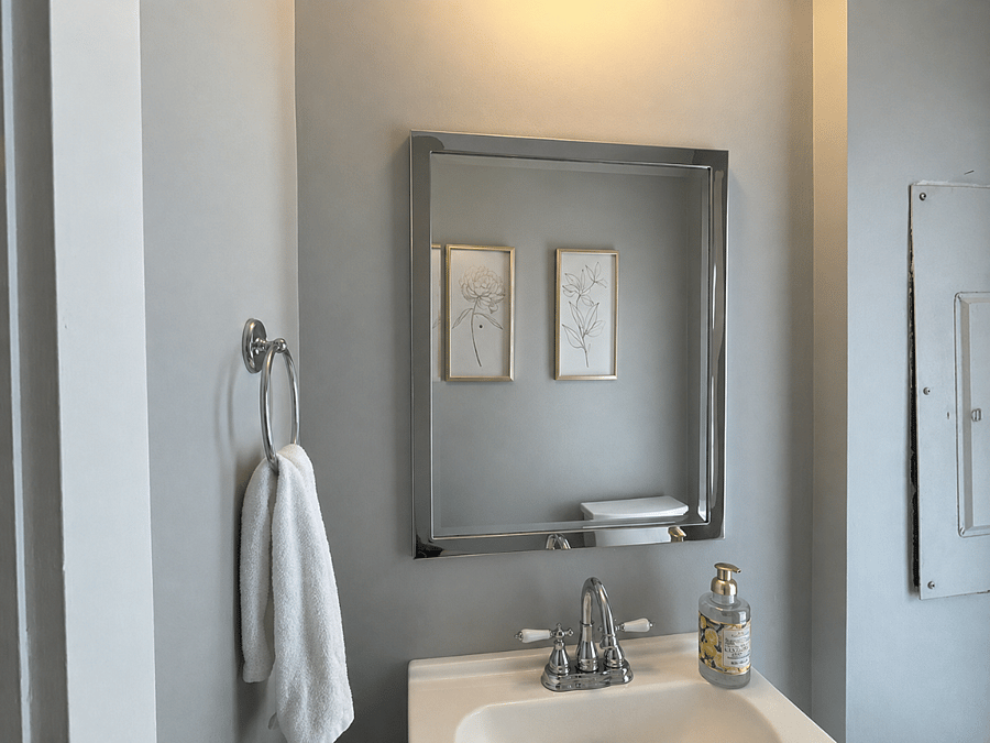 Half Bath Mirror