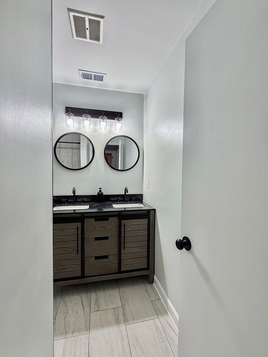 Double Vanity (Hallway Bathroom)