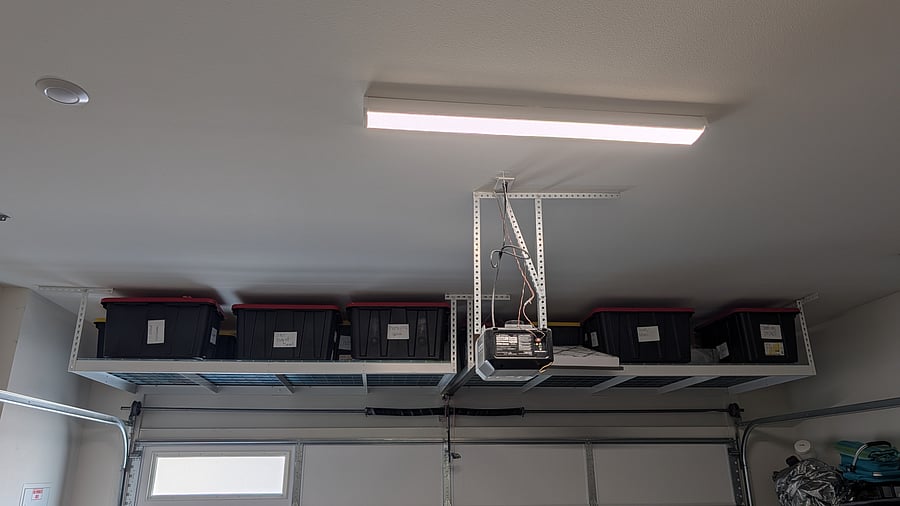 Garage overhead storage