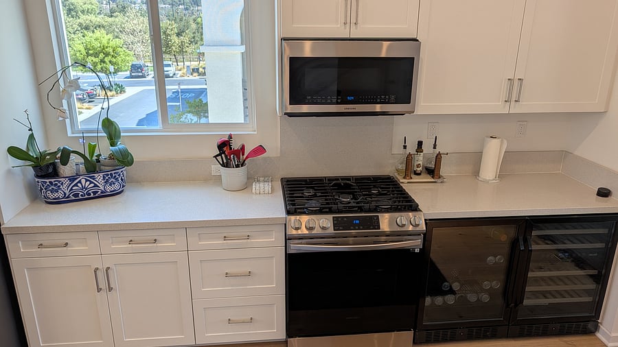 Separate Beverage and Wine Fridges