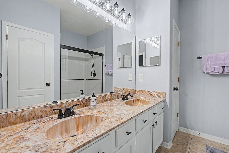Master bathroom