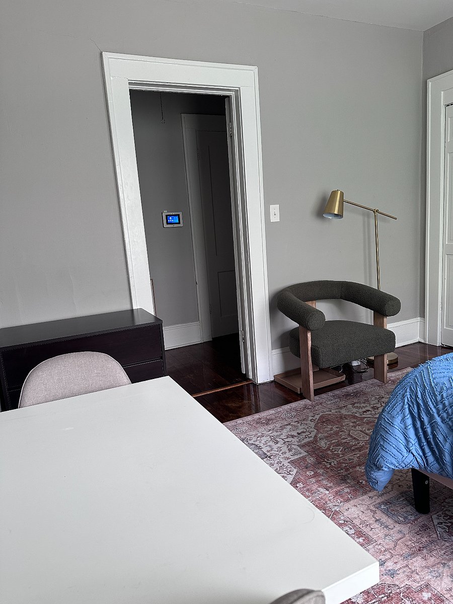 Third bedroom with full sized mattress and dresser