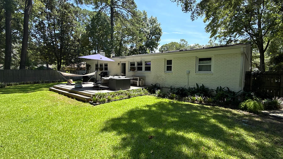 Back of house.