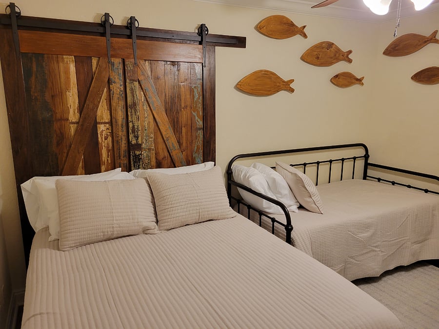 3rd bedroom, Queen size bed and Trundle bed. This bedroom is on 3rd floor.