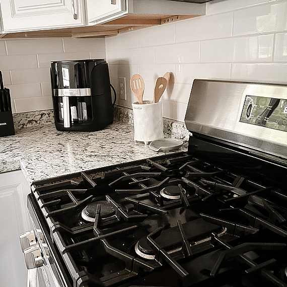 New gas range and air fryer 