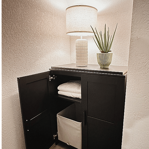 Additional storage in basement