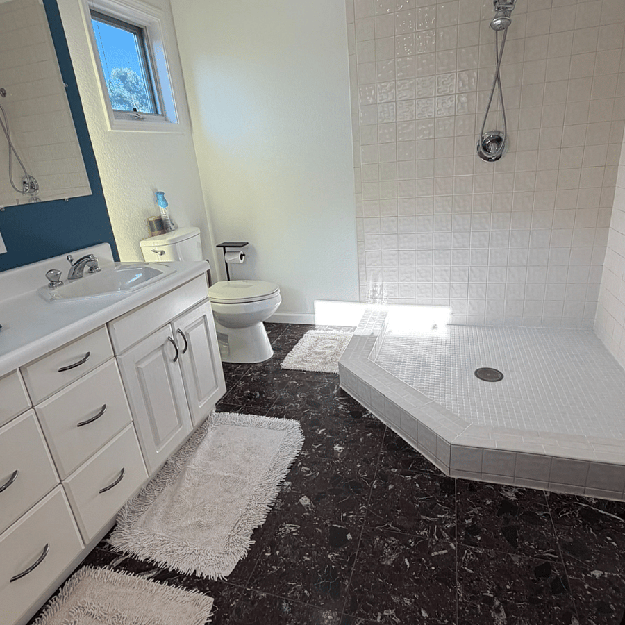 Alternate view of the primary bathroom