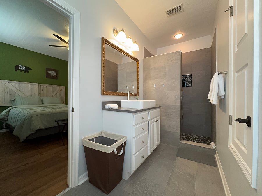 Master bathroom