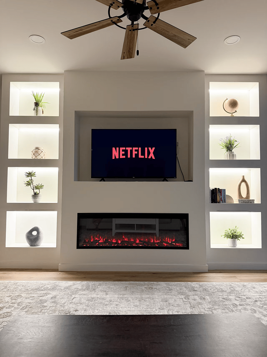 Living Room - Media Wall
